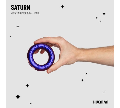 Hueman - Saturn Vibrating Cock/Ball Ring