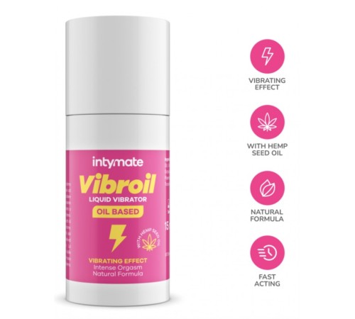 Жидкий вибратор Intymate Vibroil Liquid Vibrator, 15мл