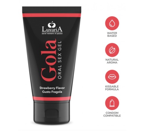 Гель для орального а Luxuria Gola Strawberry, 50мл