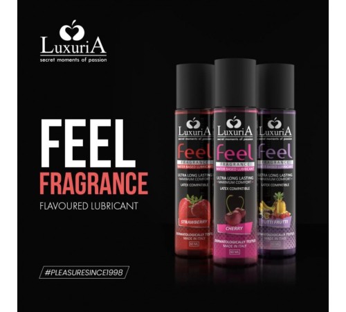 Лубрикант на водной основе Luxuria Feel Strawberry, 60мл