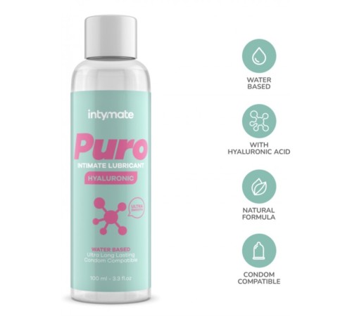 Интимный лубрикант Intymate Puro Hyaluronic, 100мл