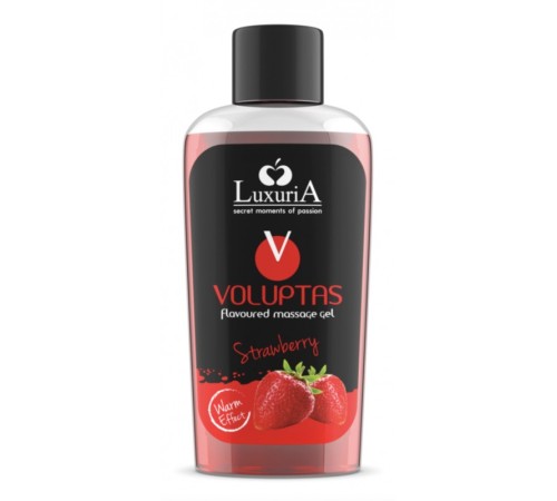 Массажный гель Luxuria Voluptas Strawberry, 100мл