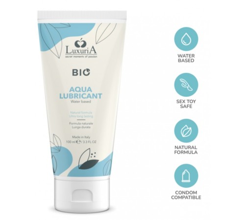 Натуральный лубрикант Luxuria Bio Aqua Lubricant, 100мл