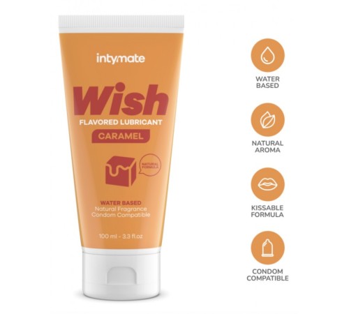 Лубрикант на водной основе Intymate Wish Caramel, 100мл