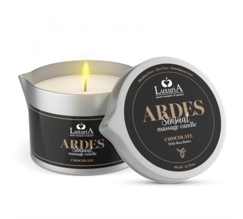 Ароматная массажная свеча Luxuria Ardes Massage Candle Chocolate