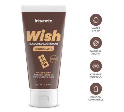 Лубрикант на водной основе Intymate Wish Chocolate, 100мл