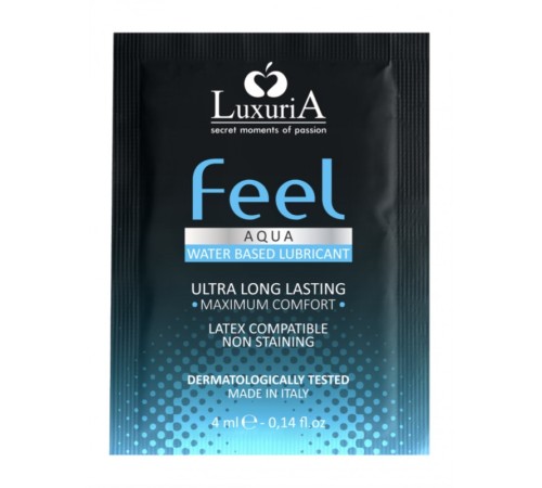 Лубрикант на водной основе Luxuria Feel Aqua, 4мл