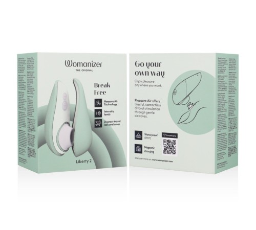 Womanizer Liberty 2 Clitoris Stimulator & Sucker Light Green