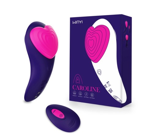 WINYI-WY0630-Caroline-Remote Controlled Vibrador Wireless Wearable Panty Vibrator