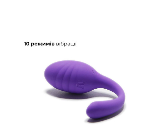 Віброяйце зі стимулятором клітора Adrien Lastic Smart Dream II з пультом LRS, можна під одяг