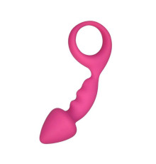 Анальна пробка Adrien Lastic Budy Pink із стимулюючою ніжкою, макс. діаметр 2,5 см