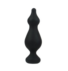 Анальна пробка Adrien Lastic Amuse Big Black (L) з двома переходами, макс. діаметр 4,4 см