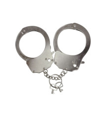 Наручники металеві Adrien Lastic Handcuffs Metallic (поліцейські)