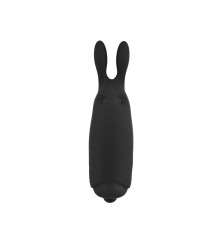 Віброкуля Adrien Lastic Pocket Vibe Rabbit Black зі стимулювальними вушками