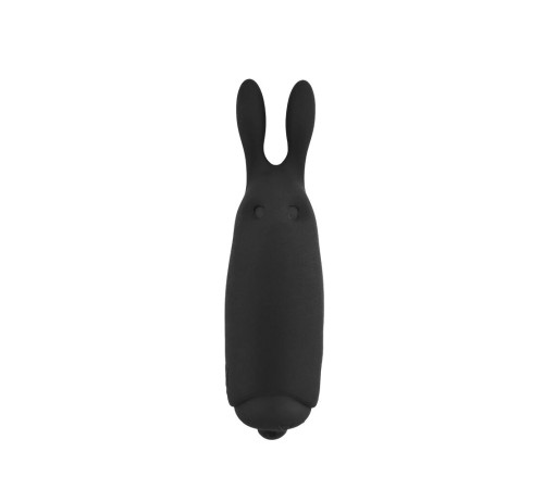 Віброкуля Adrien Lastic Pocket Vibe Rabbit Black зі стимулювальними вушками