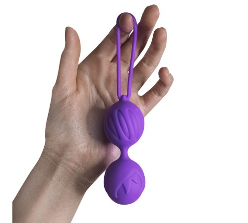 Вагінальні кульки Adrien Lastic Geisha Lastic Balls BIG Violet (L), діаметр 4 см, вага 90 гр