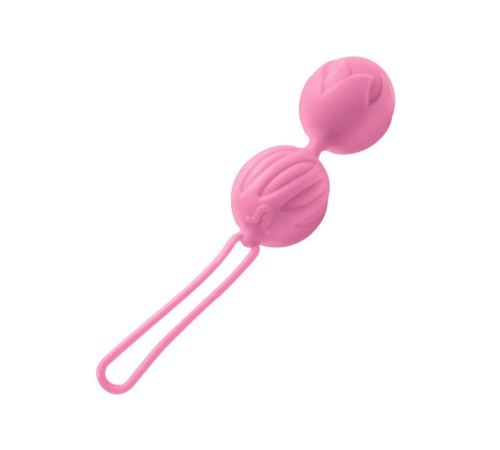 Вагінальні кульки Adrien Lastic Geisha Lastic Balls BIG Pink (L), діаметр 4 см, вага 90 гр