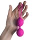 Вагінальні кульки Adrien Lastic Geisha Lastic Balls BIG Magenta (L), діаметр 4 см, вага 90 г