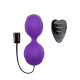 Вагінальні кульки з вібрацією Adrien Lastic Kegel Vibe Purple, діаметр 3,7 см