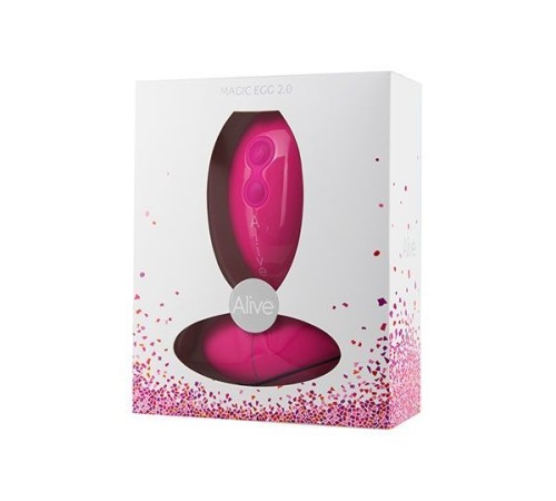 Віброяйце Alive Magic Egg 2.0 Pink із пультом ДУ