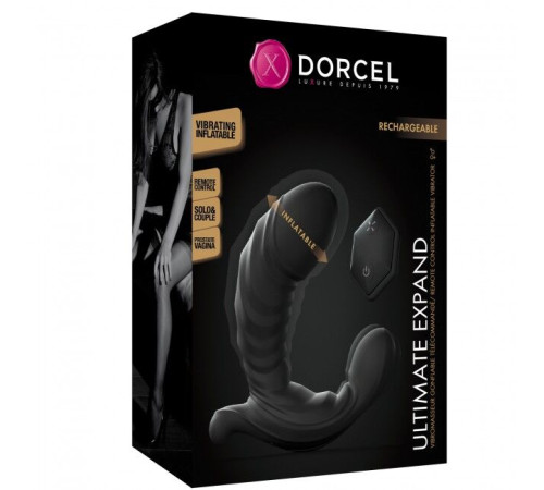 Універсальний вібратор зі стволом, що надувається Dorcel ULTIMATE EXPAND