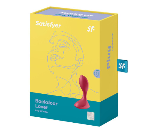 Анальна вібропробка Satisfyer Backdoor Lover Red