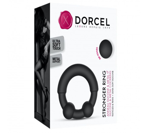 Ерекційне кільце з металевими вставками Dorcel STRONGER RING