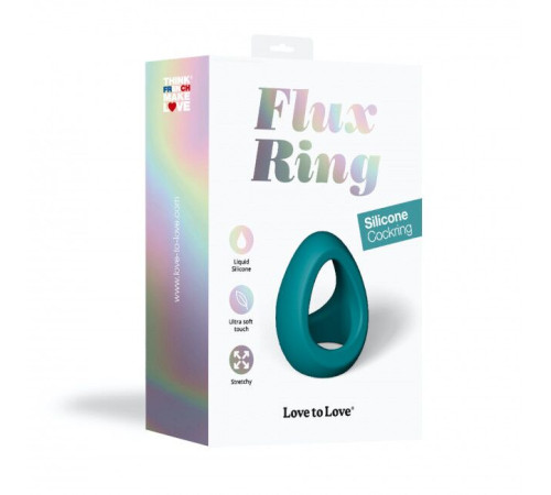 Ерекційне кільце подвійне Love To Love FLUX RING - TEAL ME