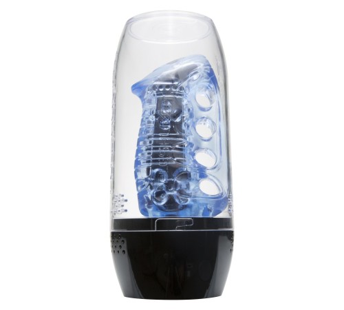 Мастурбатор Fleshlight Fleshskins Grip Blue Ice, надійна фіксація на руці, відмінно для пар та мінет