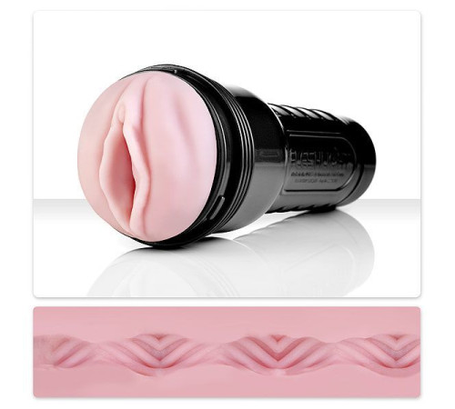 Мастурбатор-вагіна Fleshlight Pink Lady Vortex, ніжний реалістичний рельєф