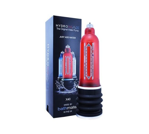 Гідро Bathmate Hydromax 9 Red (X40), для члена довжиною від 18 до 23см, діаметр до 5,5 см