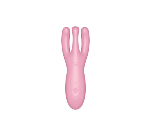 Кліторальний смарт-вібратор Satisfyer Threesome 4 Pink з трьома пальчиками