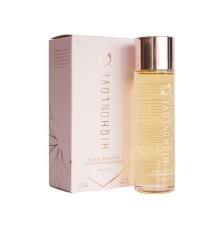 Масажна олія HighOnLove Massage Oil - Lychee Martini (120 мл) з маслом насіння конопель