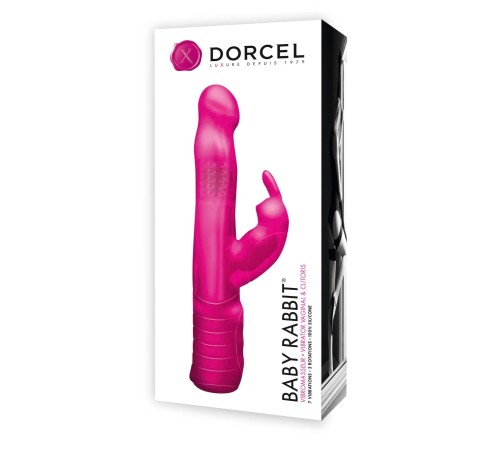 Вібратор-кролик Dorcel Baby Rabbit Pink з перловим масажем