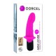 Вібратор Dorcel Mini Lover Magenta з обмежувачем, для точки G і масажу простати