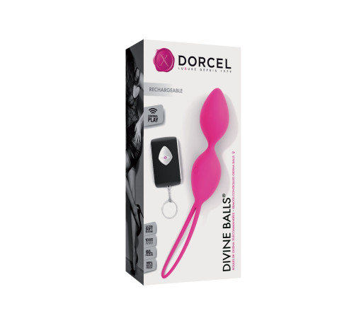 Вагінальні кульки Dorcel Divine Balls, діаметр 3,5 см, маса 91г