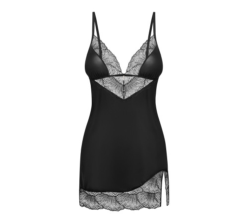 Пеньюар і трусики Obsessive Lobellis chemise & thong M/L