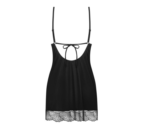 Пеньюар і трусики Obsessive Lobellis chemise & thong M/L