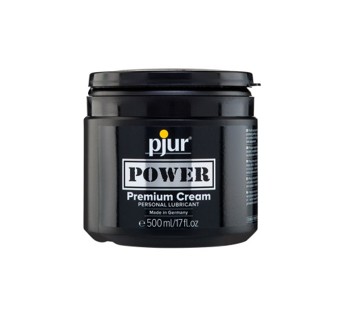 Густа змазка для фістингу та анального сексу pjur POWER Premium Cream 500 мл на гібридній основі