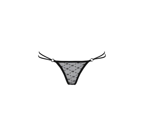 Трусики на зав'язочках з боків Passion Exclusive ZITA THONG S/M, black