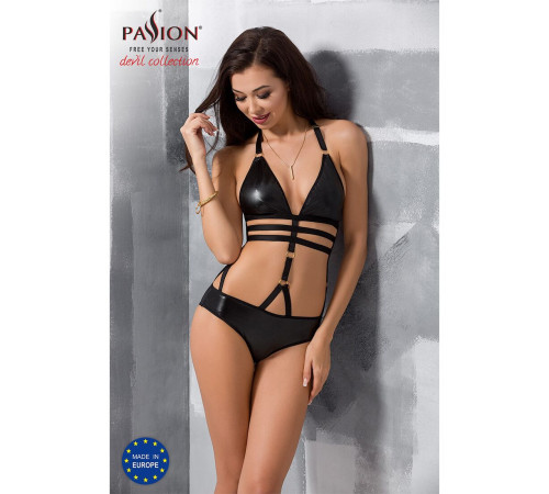 Боді монокіні під латекс Passion Exclusive LAMIS BODY S/M, black