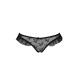 Трусики з оборками Passion Exclusive DONIA THONG S/M, black