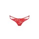 Трусики на зав'язочках з боків Passion Exclusive WARDA THONG S/M, red