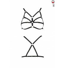 Бюстгальтер-стрепы Passion Exclusive ARMANDA BRA XXL/XXXL, black