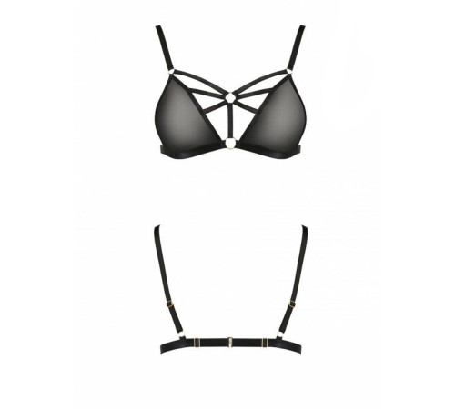 Бюстгальтер-стрепи Passion Exclusive MEGGY BRA L/XL, black