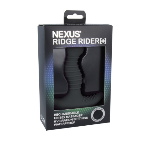 Масажер простати з вібрацією Nexus Ridge Rider Plus Black