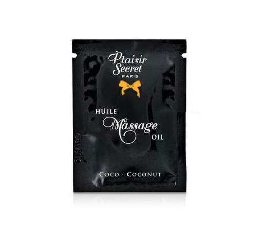 Пробник масажної олії Plaisirs Secrets Coconut (3 мл)