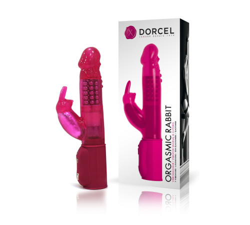 Вібратор-кролик Dorcel Orgasmic Rabbit Pink з перлинним масажем