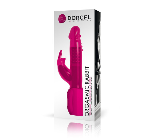 Вібратор-кролик Dorcel Orgasmic Rabbit Pink з перлинним масажем