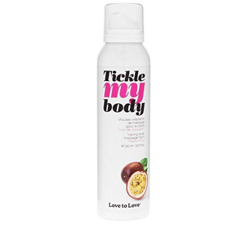 Масажна піна Love To Love TICKLE MY BODY Passion Fruit (150 мл) зволожувальна